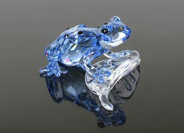 Swarovski SCS Blauwe Gifkikker nieuw event  beschikbaar voor biedingen