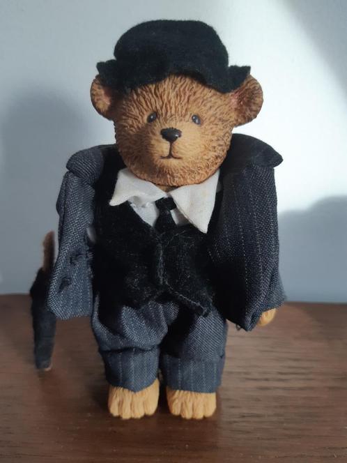 Russ teddy town bear  NIEUW english man with umbrella, Verzamelen, Beren en Cherished Teddies, Nieuw, Overige typen, Overige merken