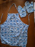 Boerenbont keukenschort en 2 pannenlappen, Huis en Inrichting, Keuken | Textiel, Ophalen of Verzenden