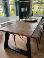 Prachtige houten tafel, Ophalen, 200 cm of meer, 50 tot 100 cm, Zo goed als nieuw