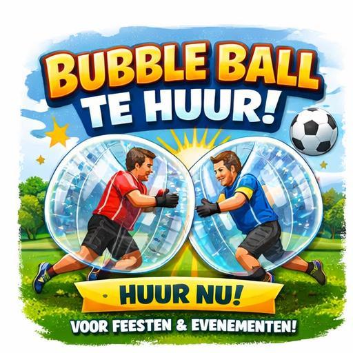 Bubble Ball te huur - Plezier voor iedereen!, Hobby en Vrije tijd, Feestartikelen, Nieuw, Feestartikel, Verjaardag, Ophalen of Verzenden