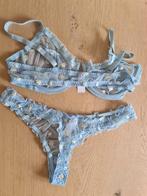 Lingerie set maat 3XL (string + bh), Ophalen of Verzenden, Blauw