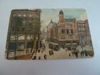 Amsterdam 1915 Leidschestraat (levendig), Verzamelen, Ansichtkaarten | Nederland, Ophalen of Verzenden, Voor 1920, Gelopen, Noord-Holland