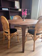 2 vintage eetkamerstoelen, Ophalen, Vintage, Minder dan 4 stoelen
