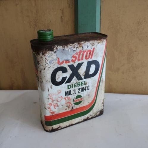 Olie blik olie drum Castrol motor oil barn found origineel, Antiek en Kunst, Curiosa en Brocante, Ophalen of Verzenden