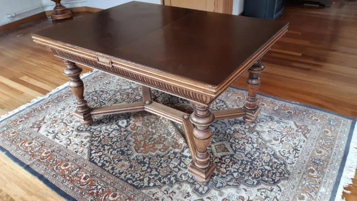 Antieke uitschuifbare tafel, Antiek en Kunst, Antiek | Meubels | Tafels, Ophalen