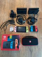 Nintendo switch, Spelcomputers en Games, Spelcomputers | Nintendo Switch, Ophalen, Zo goed als nieuw, Met 3 controllers of meer