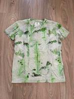 NIEUW t-shirt met groene print H&M maat S, H&M, Verzenden, Nieuw, Korte mouw