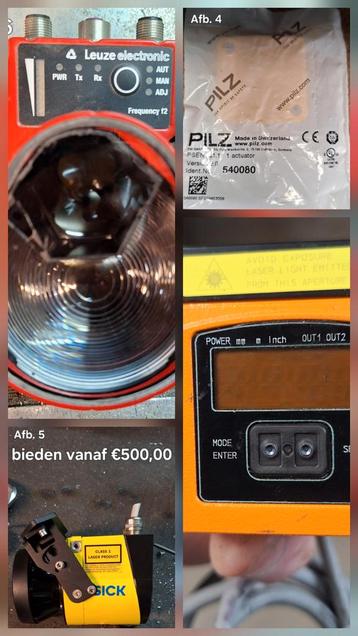 optische data Laser/scanner/ /afst. sens./trafo 3 fase beschikbaar voor biedingen