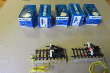 marklin HO stootblok 7190 , 7191 m rails beschikbaar voor biedingen