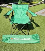 Opvouwbare Heineken camping/strand/tuin stoel, Ophalen of Verzenden, Zo goed als nieuw, Kunststof, Inklapbaar
