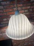 Vintage glazen Peill Putzler hanglamp zebra glas, Ophalen of Verzenden