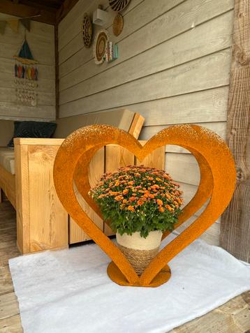 Stalen Hart Decoratie - Rustiek & Sfeervol | 65cm beschikbaar voor biedingen
