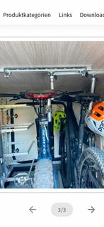 Fietsendrager voor camper garage - geschikt voor e-bikes, Caravans en Kamperen, Ophalen of Verzenden, Zo goed als nieuw