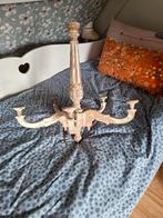 Oude houten kroonluchter, Antiek en Kunst, Ophalen