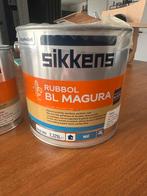 Sikkens Rubbol BL Magura + Primer 9005 gitzwart mat, Doe-het-zelf en Verbouw, Verf, Beits en Lak, Zwart, Ophalen of Verzenden