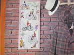 Borduurpatroon  Merklap Antieke Fietsen  nr  3297, Verzenden, Nieuw, Handborduren, Patroon