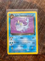 Dark Vaporeon team rocket, Hobby en Vrije tijd, Verzamelkaartspellen | Pokémon, Ophalen, Zo goed als nieuw, Losse kaart