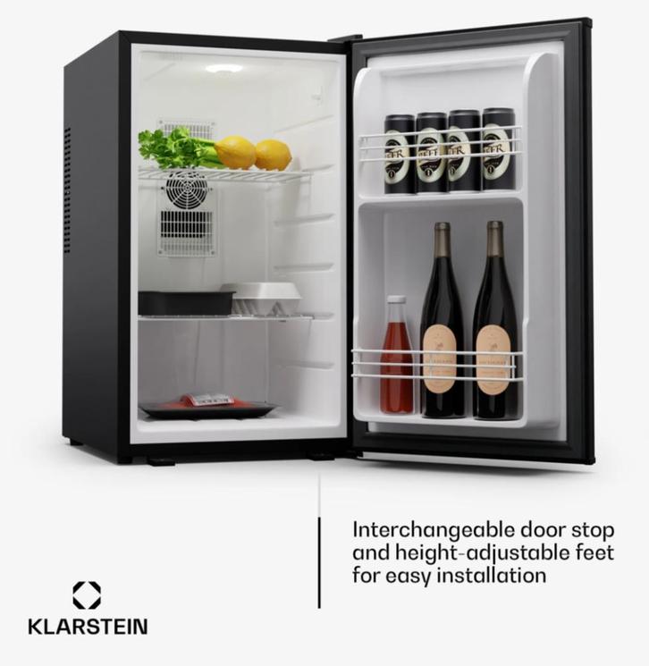 Klarstein Koelkast - Compact en Efficiënt, Witgoed en Apparatuur, Koelkasten en IJskasten, Nieuw, Met vriesvak, Minder dan 75 liter
