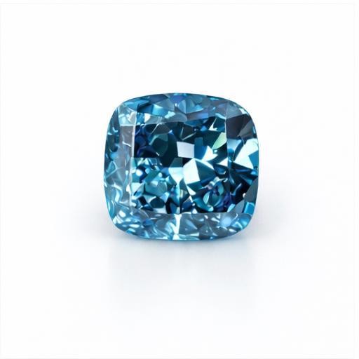 Lab Grown Blue Diamond 1.64 ct - GEMID Certificaat, Sieraden, Tassen en Uiterlijk, Edelstenen, Nieuw, Ophalen of Verzenden
