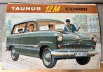 Ford Taunus 12M combi folder, Ophalen of Verzenden, Gelezen, Ford