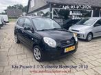 Kia Picanto 1.1 X-clusive 2010 Apk 3-7-2026, Auto's, Stof, Gebruikt, 4 cilinders, Zwart