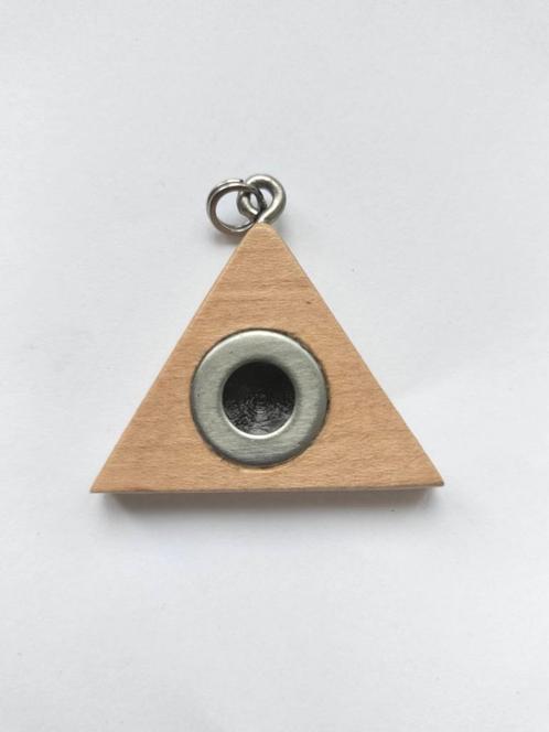 Ketting hanger van Hard Maple met "alziend oog", Sieraden, Tassen en Uiterlijk, Kettinghangers, Nieuw, Overige materialen, Overige kleuren