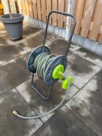 Slanghaspel met slang, Ophalen, Zo goed als nieuw, Tuinslanghaspel