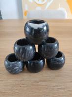 Marmeren servetringen 6 stuks (marmer/servet), Huis en Inrichting, Woonaccessoires | Overige, Ophalen of Verzenden, Zo goed als nieuw