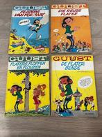Stripalbums Guust Flater 8, 10, 11 en 12 uit jaren 80, Gelezen, Ophalen of Verzenden, Dupuis, Meerdere stripboeken