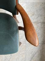 Vintage, Dutch design stoel, skaileer, jaren 50/60, Stevens, Huis en Inrichting, Stoelen, Gebruikt, Blauw, ..., ...