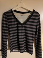 Shein Stripes T-shirt, Kleding | Dames, Ophalen of Verzenden, Zo goed als nieuw, Zwart, Korte mouw