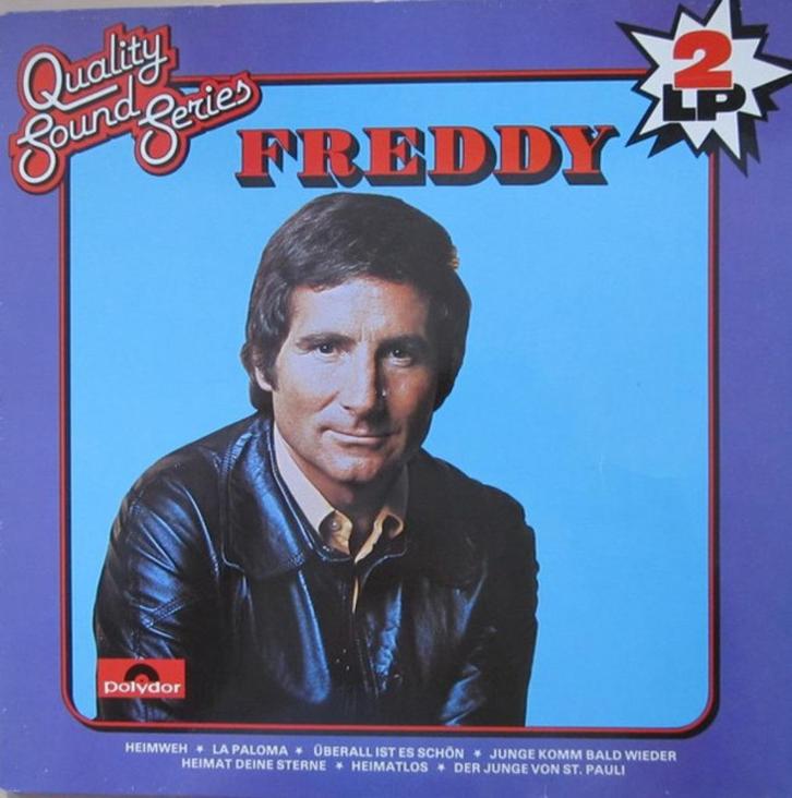 Freddy quinn‎ – Freddy dubbel LP., Cd's en Dvd's, Vinyl | Pop, Gebruikt, 1960 tot 1980, Overige formaten, Ophalen of Verzenden