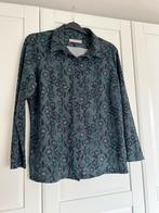 Studio anneloes poppy flower blouse XXL petrol/donkerblauw, Blauw, Maat 46/48 (XL) of groter, Ophalen of Verzenden, Zo goed als nieuw