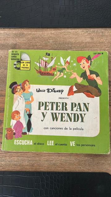 Spaans Peter Pan luister LP 45 toeren beschikbaar voor biedingen