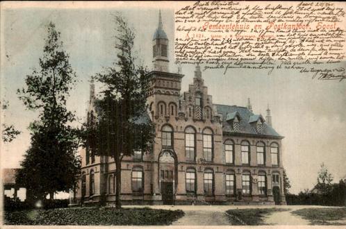 Gemeentehuis en Postkantoor Soest, Verzamelen, Ansichtkaarten | Nederland, Gelopen, Utrecht, Voor 1920, Ophalen of Verzenden