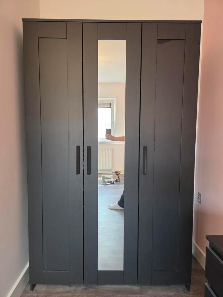 Brimnes kast Ikea, Huis en Inrichting, Kasten | Kledingkasten, Zo goed als nieuw, 150 tot 200 cm, 100 tot 150 cm, 50 tot 75 cm