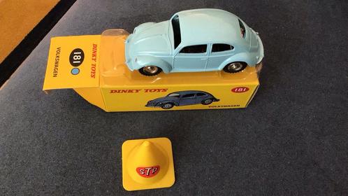 VOLKSWAGEN KEVER + PILON VEILIGHEID IN VITRINE DINKY TOYS👌, Hobby en Vrije tijd, Modelauto's | 1:43, Nieuw, Auto, Dinky Toys