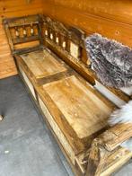 Prachtige oude tuinbank., Tuin en Terras, Tuinbanken, Ophalen of Verzenden, Gebruikt, Hout