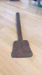 Antieke roodkoperen roerlepel, platte lepel, schep 29cm lang, Ophalen of Verzenden, Koper