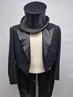 Billentikker diplomaten kostuum met hoge hoed Oud!, Kleding | Heren, Carnavalskleding en Feestkleding, Ophalen, Maat 52/54 (L)