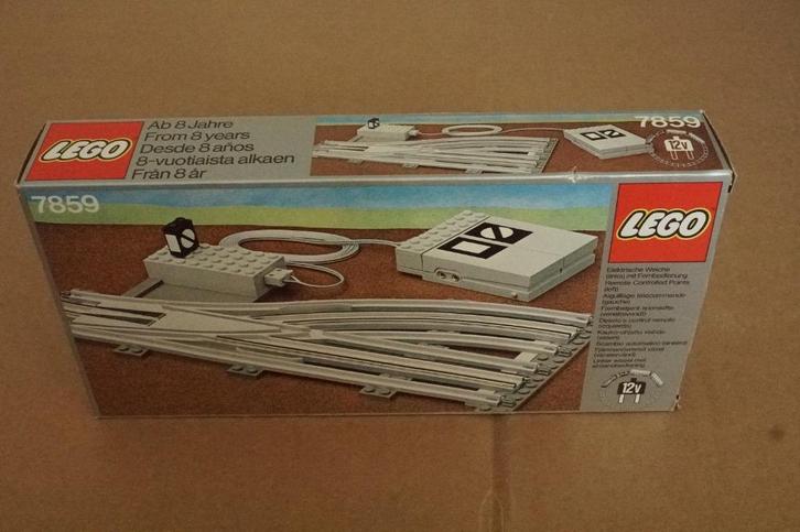 Vintage 12 volt Lego trein wissel 7859, Kinderen en Baby's, Speelgoed | Duplo en Lego, Gebruikt, Lego, Complete set, Ophalen of Verzenden