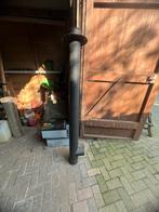 Kachel pijp dik wandig zwart, Ophalen of Verzenden, Zo goed als nieuw
