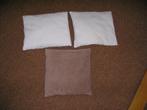 3 stuks rib kussens, Huis en Inrichting, Woonaccessoires | Kussens, Ophalen, Vierkant