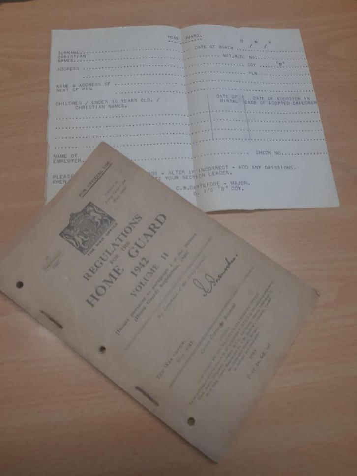 Regulations fot the HOME GUARD London 1943, Verzamelen, Militaria | Tweede Wereldoorlog, Landmacht, Boek of Tijdschrift, Engeland