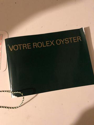Rolex oyster doos en certificaat.  Zonder horloge. beschikbaar voor biedingen