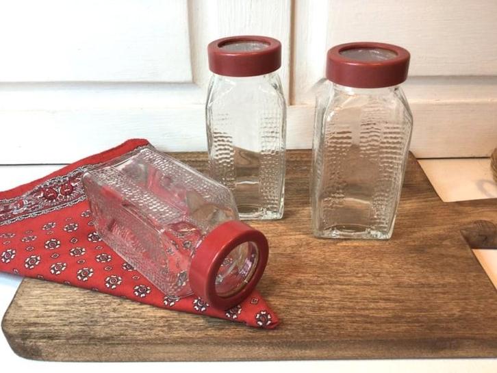 Oude glazen Gerrix flesje, weckflesje, Antiek en Kunst, Antiek | Glas en Kristal, Ophalen of Verzenden