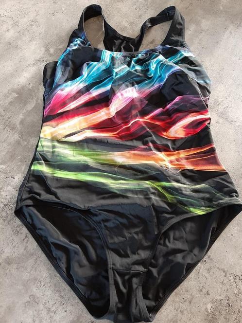 ULLA POPKEN badpak met racerback mt 48 nieuw, Kleding | Dames, Grote Maten, Nieuw, Lingerie of Zwemkleding, Zwart, Ophalen of Verzenden