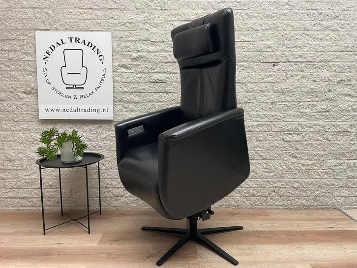 Prominent Toscana Large sta op stoel relax fauteuil ACCU, Huis en Inrichting, Fauteuils, Zo goed als nieuw, Leer, 50 tot 75 cm
