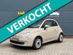 Fiat 500 1.2 Lounge *cappuccino *toponderhouden *airco *pano, Auto's, Gebruikt, 1242 cc, 4 cilinders, 4 stoelen